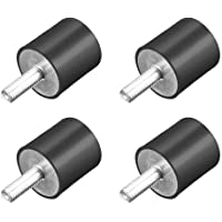 uxcell M8 - Soportes de goma para roscas (30 x 30 mm- 4 unidades)